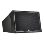 RCF HL 2290 HORN LOADED TWO-WAY ARRAY 22.5&deg; X 90&deg; sp&eacute;cification