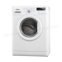 Whirlpool AWO/D 7451 Washing machine Manuel utilisateur | Fixfr