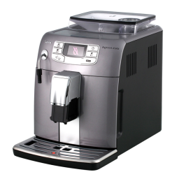 Saeco HD8881/09 Saeco Intelia Evo Machine espresso Super Automatique Manuel utilisateur | Fixfr