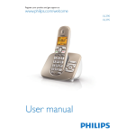 Philips XL3001C/38 T&eacute;l&eacute;phone sans fil Manuel utilisateur
