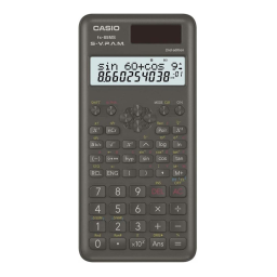 Casio FX85MS Manuel utilisateur | Fixfr