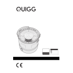 Quigg GT-GwF-01 Charcoal grill Manuel utilisateur