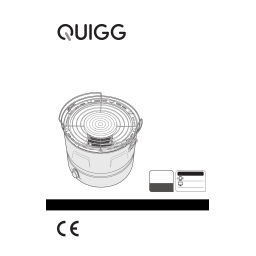 Quigg GT-GwF-01 Charcoal grill Manuel utilisateur | Fixfr