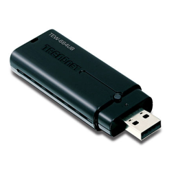 Trendnet TEW-664UB N600 Dual Band Wireless USB Adapter Fiche technique | Fixfr