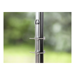 DeLOCK 12581 LPWAN 824 - 896 MHz Antenna N jack 10 dBi 223 cm omnidirectional fixed wall and pole mounting outdoor white Fiche technique