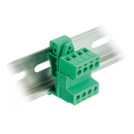 DeLOCK 66079 Terminal Block Set for DIN Rail 4 pin Fiche technique