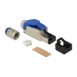 DeLOCK 86487 RJ45 Plug field assembly Cat.8.1 metal Fiche technique | Fixfr