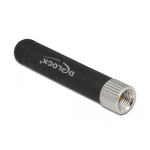 DeLOCK 12712 ISM 433 MHz Antenna SMA plug -0.5 dBi omnidirectional flexible black  Fiche technique