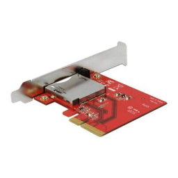 DeLOCK 91748 PCI Express Card to 1 x external CFexpress / XQD slot Fiche technique | Fixfr