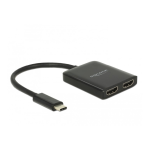 Delock 87719 Diviseur USB-C HDMI + AI Chat et PDF
