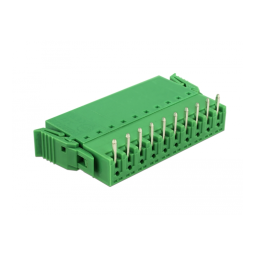 DeLOCK 65960 Terminal block set for PCB 10 pin 3.81 mm pitch horizontal Fiche technique | Fixfr