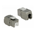 DeLOCK 86385 Keystone Module RJ45 jack &gt; LSA Cat.6A STP dust cover Fiche technique