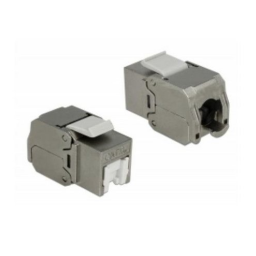 DeLOCK 86385 Keystone Module RJ45 jack > LSA Cat.6A STP dust cover Fiche technique | Fixfr