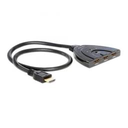 DeLOCK 87619 HDMI 3 - 1 Switch bidirectional 4k 30 Hz Fiche technique | Fixfr