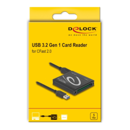 DeLOCK 91686 USB 3.0 Card Reader > CFast 2.0 Fiche technique | Fixfr