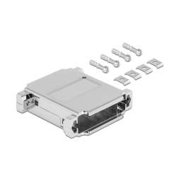 DeLOCK 66627 D-Sub 25 Metal Housing Fiche technique | Fixfr