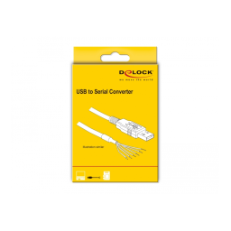 DeLOCK 84957 Converter USB 2.0 male > TTL 6 Pin WR-WTB 2,2 m (3,3 V) Fiche technique | Fixfr
