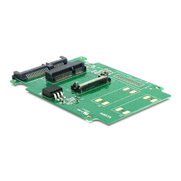 DeLOCK 61715 Converter SATA 22 pin > mSATA half size Fiche technique | Fixfr