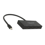 DeLOCK 87693 DisplayPort 1.2 Splitter 1 x mini DisplayPort in &gt; 4 x DisplayPort out 4K Fiche technique