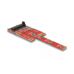 DeLOCK 63384 Converter Mini PCIe > M.2 Key B slot + Micro SIM slot Fiche technique | Fixfr