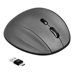 DeLOCK 12016 Ergonomic optical 5-button 3 in 1 mouse USB Type-A / Type-C™ 2.4 GHz and Bluetooth Fiche technique | Fixfr