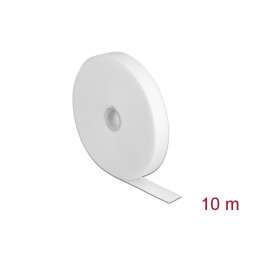 DeLOCK 18380 Velcro tape on roll L 3 m x W 20 mm white Fiche technique | Fixfr