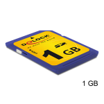 DeLOCK 55713 Secure Digital Card 1 GB Fiche technique