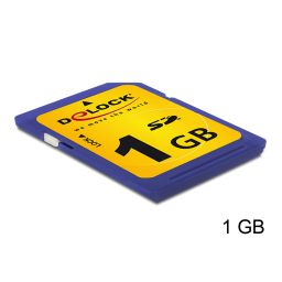 DeLOCK 55713 Secure Digital Card 1 GB Fiche technique | Fixfr