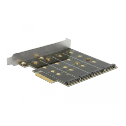 DeLOCK 89888 PCI Express Card > 4 x internal M.2 Key B Fiche technique | Fixfr