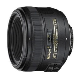 Nikon AF-S 50mm f/1.4G Nikkor Objectif pour Reflex Product fiche | Fixfr