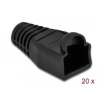 DeLOCK 86722 Strain relief for RJ45 plug black 20 pieces Fiche technique