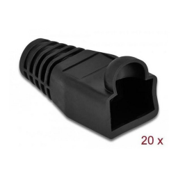 DeLOCK 86722 Strain relief for RJ45 plug black 20 pieces Fiche technique | Fixfr