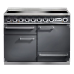 Falcon PKR DELUX110 INDUC ARDOISE/CHROME Piano de cuisson induction Manuel utilisateur