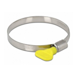 DeLOCK 19454 Butterfly Hose Clamp 60 - 80 mm 10 pieces yellow Fiche technique