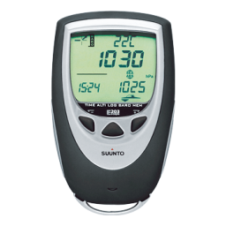 Suunto Escape 203 Manuel utilisateur | Fixfr