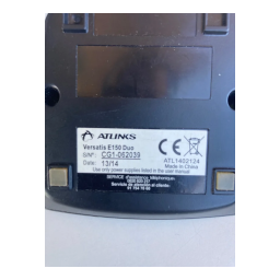 ATLINKS VERSATIS 820 ESSENTIAL Manuel utilisateur | Fixfr