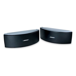 Bose 151 BLACK Enceinte / haut-parleur Manuel du propriétaire | Fixfr