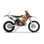 KTM 125 EXC Six Days EU 2011 Enduro Bike Manuel utilisateur