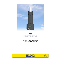 Teleco MotoSat SM 65/85 LNB S1 Manuel utilisateur | Fixfr