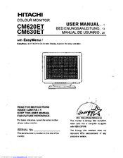 Hitachi CM625ET Manuel utilisateur | Fixfr