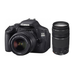 Canon EOS 600D Mode d'emploi | Fixfr