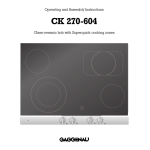 Gaggenau CK270604 Manuel utilisateur