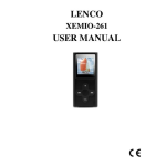 Lenco Xemio 261 Manuel utilisateur