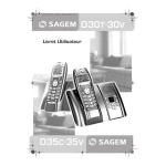 Sagem D65V Manuel utilisateur