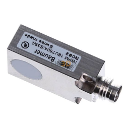 Baumer IWFM 18U7504/S35A Inductive distance sensor Fiche technique | Fixfr