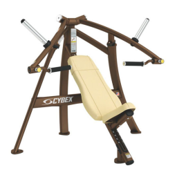 Cybex International 16080 CHEST PRESS Manuel utilisateur | Fixfr