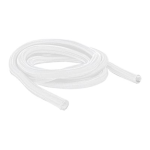 DeLOCK 20701 Braided Sleeve self-closing 2 m x 25 mm white Fiche technique