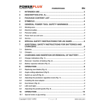 Nettoyeur de vitres POWX373LI : Assistance IA &amp; PDF