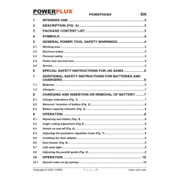 Powerplus POWX373LI Manuel du propriétaire | Fixfr