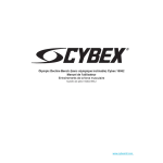 Cybex International 16062 OLYMPIC DECLINE BENCH Manuel utilisateur